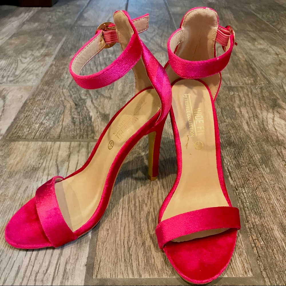 Faux Suede Stiletto Heels